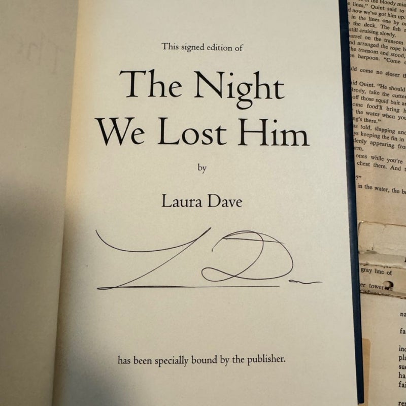 The Night We Lost Him - SIGNED