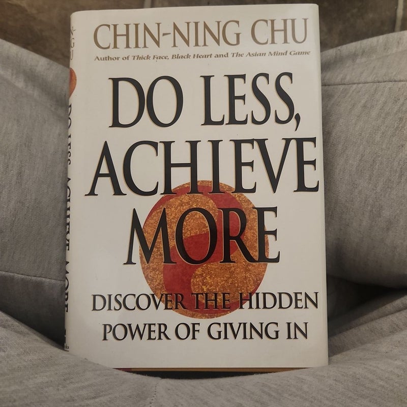 Do Less, Achieve More