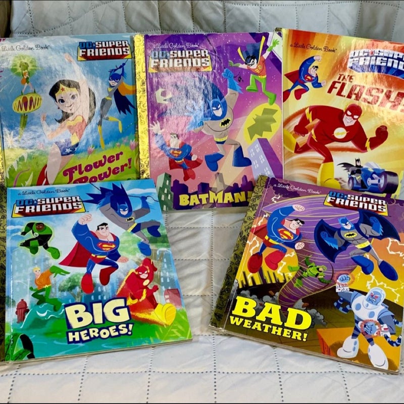 Golden Books - DC Heroes Book Pack