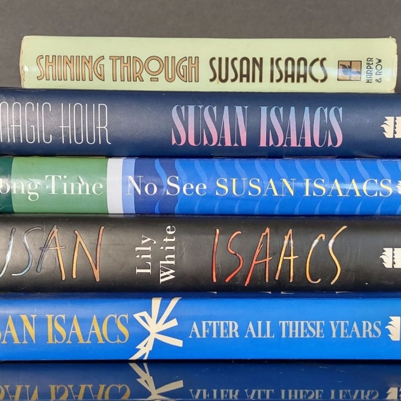 Lot of 5 Susan Isaacs Hardback Books