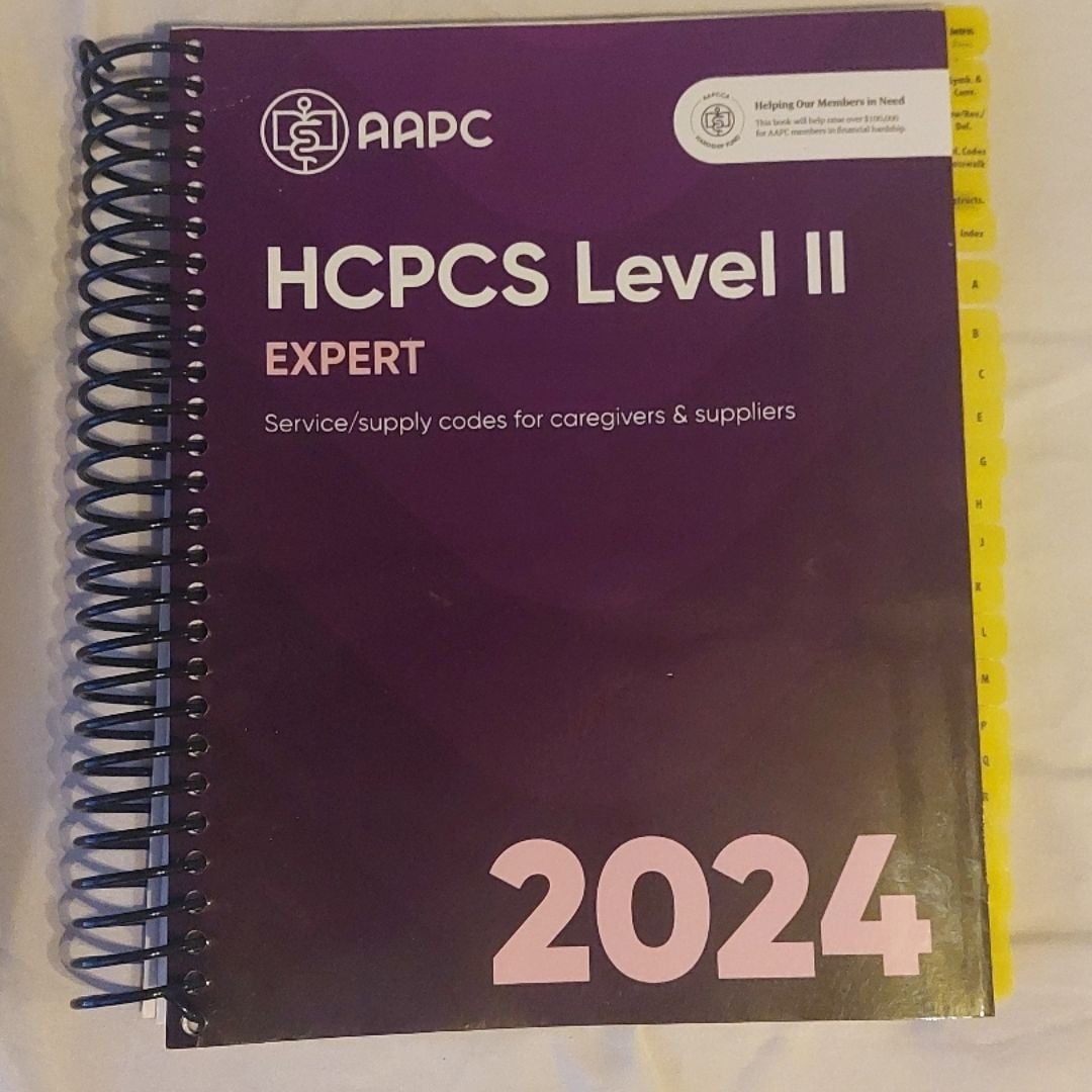 HCPCS Level II 2024 by AAPC, Paperback | Pangobooks