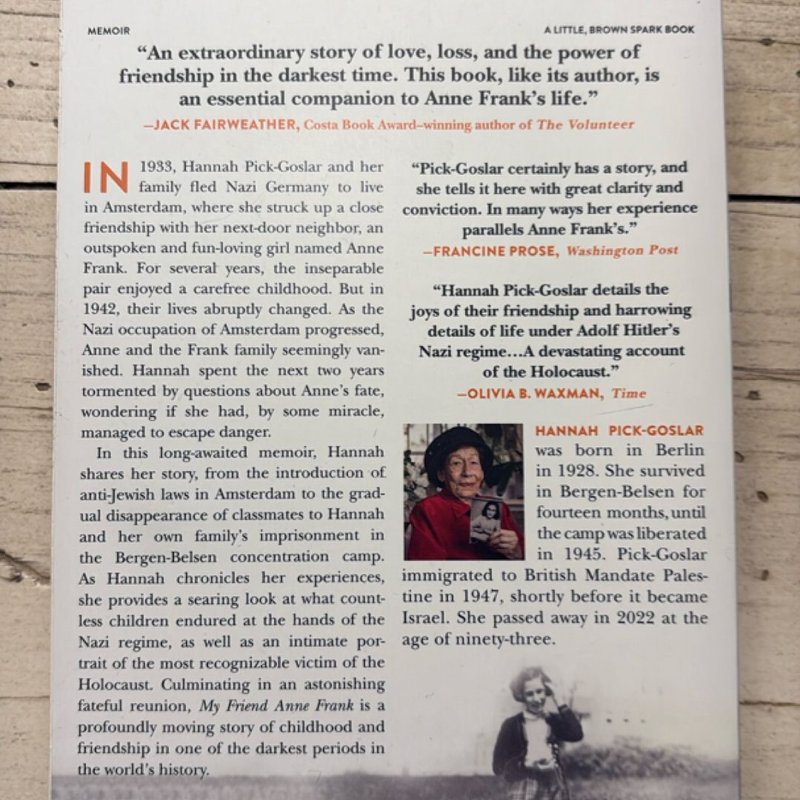 My Friend Anne Frank