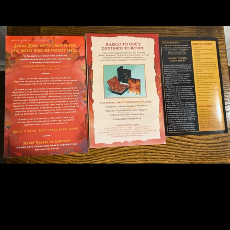 The Night Ends With Fire ARC BUNDLE