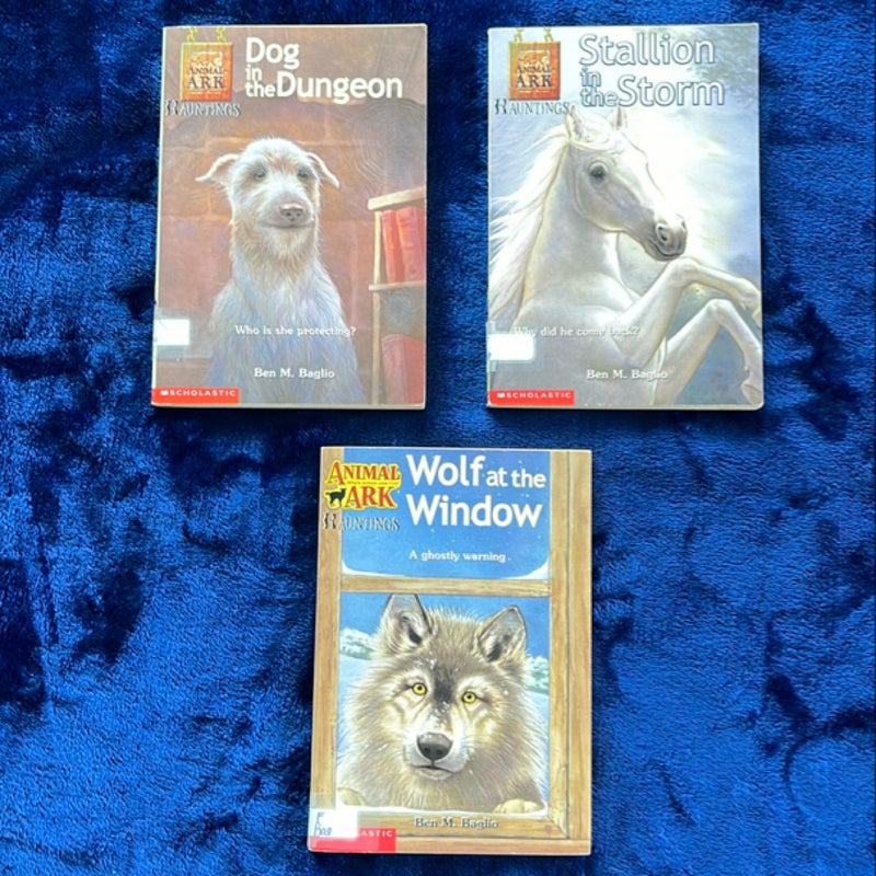 BOOK BUNDLE: Dog in the Dungeon; Wolf at the Window; Staillion in the Storm