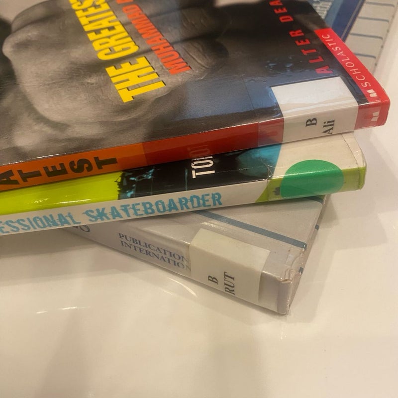 Bundle of 4 Biographies About Famous Athletes