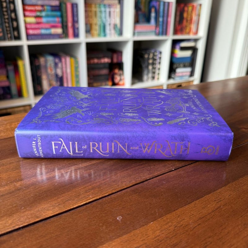 Owlcrate Exclusive Edition of Fall of Ruin and Wrath by Jennifer L Armentrout