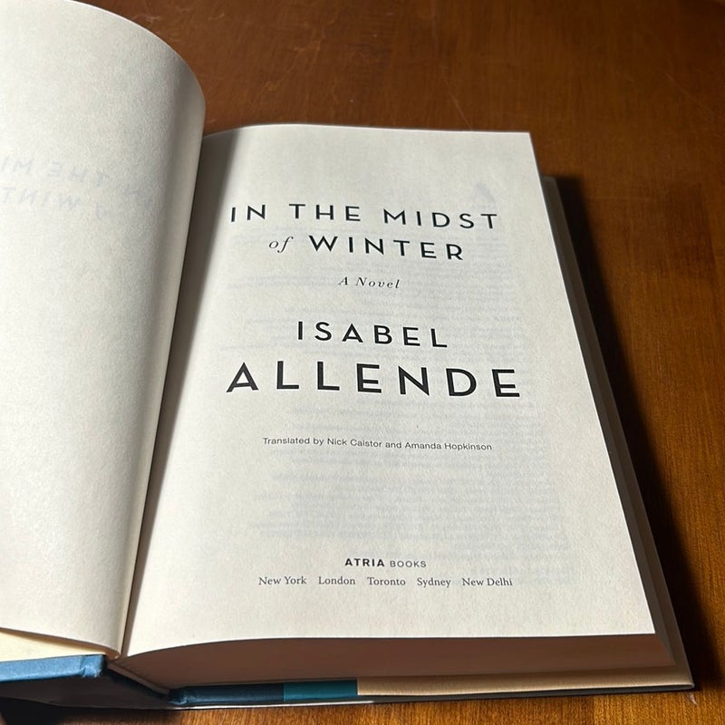 Signed 1st Ed/1st * In the Midst of Winter