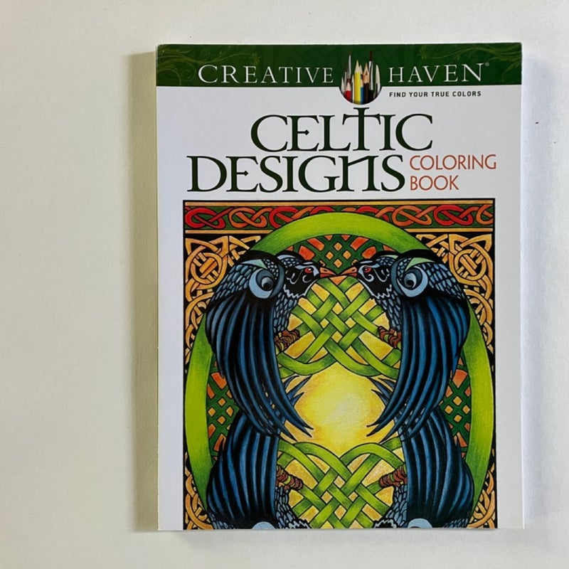 Creative Haven Art Deco Fashions; Art Deco Designs; Celtic Designs Adult Coloring Books