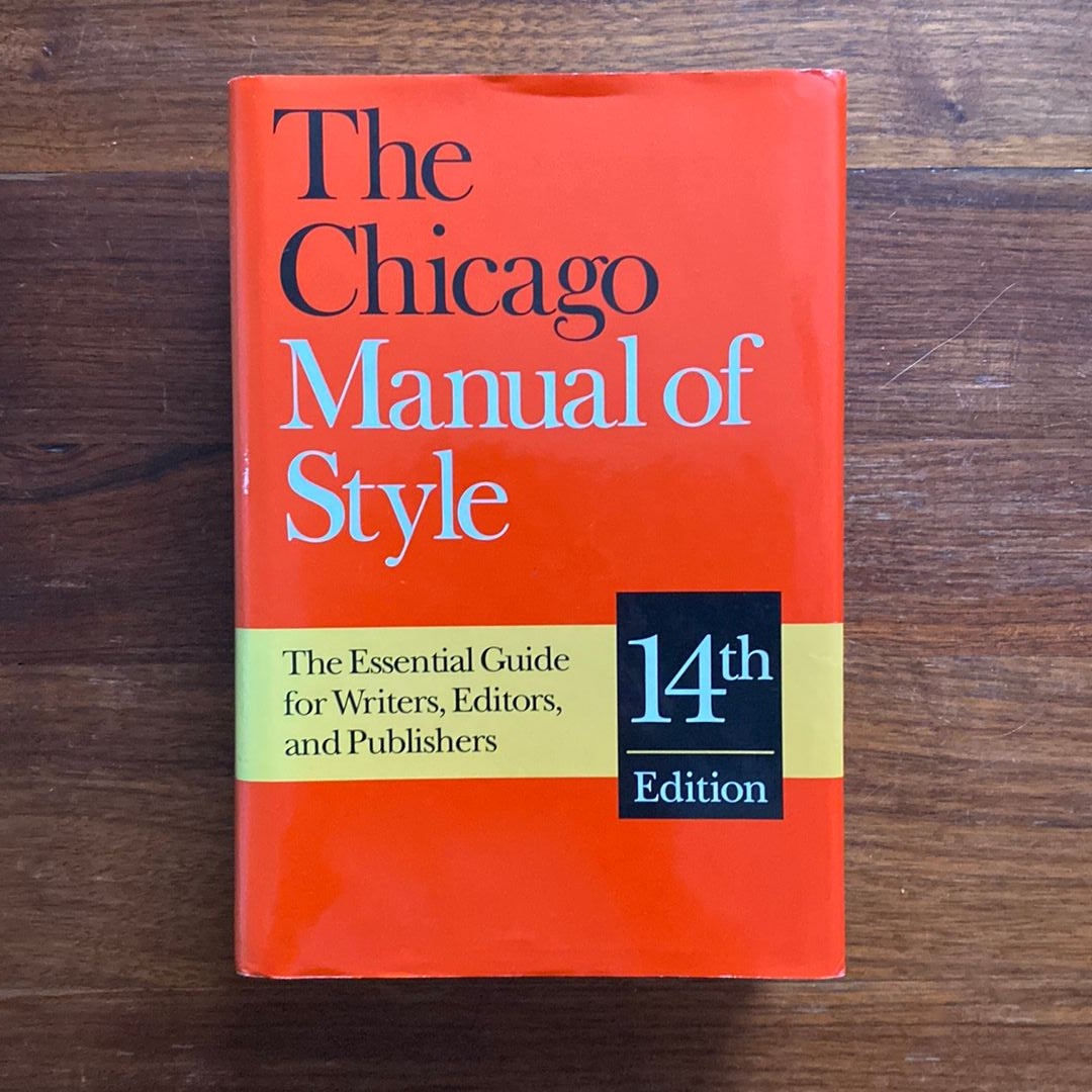 The Chicago Manual of Style