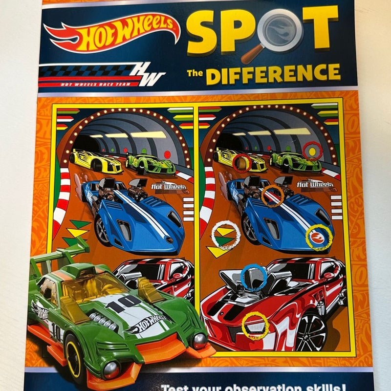 Hot wheels spot the difference