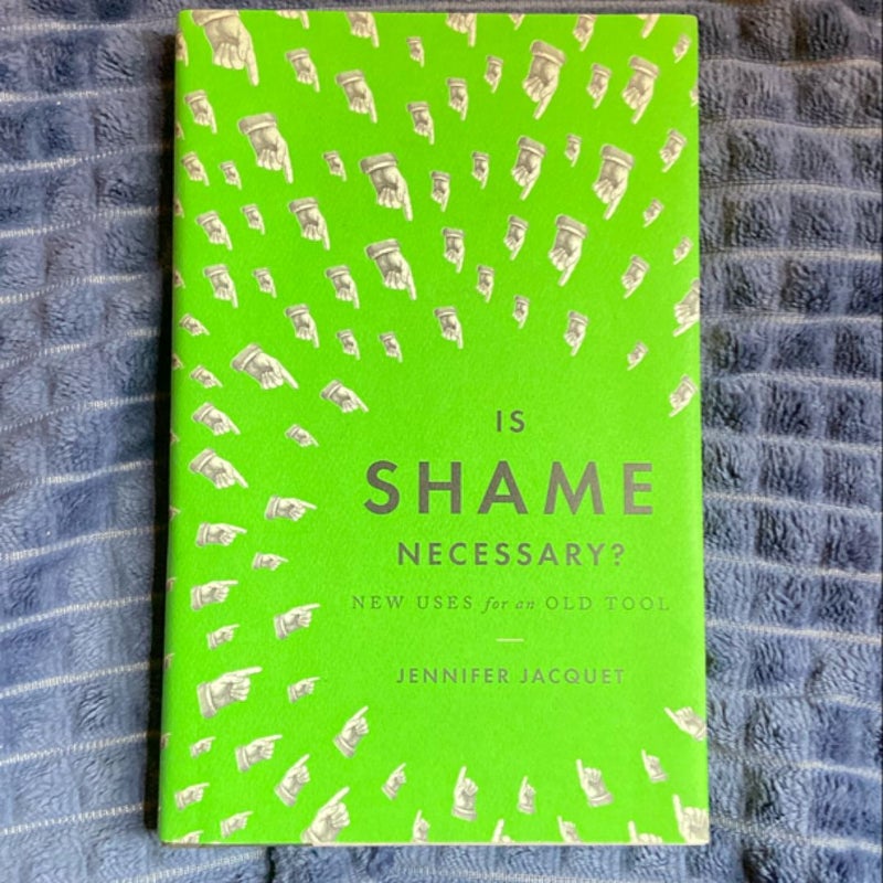 Is Shame Necessary?