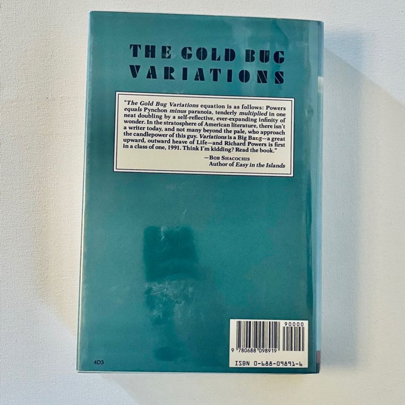 The Gold Bug Variations 1991 First Edition
