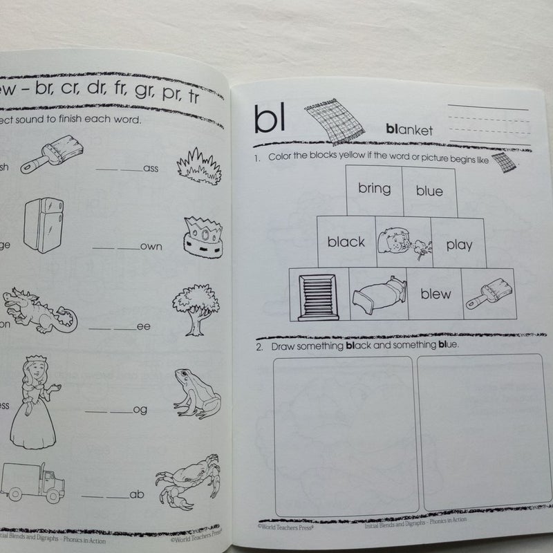 Initial Blends and Digraphs