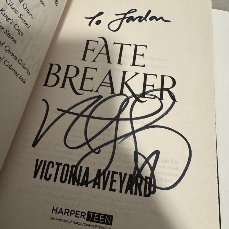 Fate Breaker SIGNED B&N Exclusive