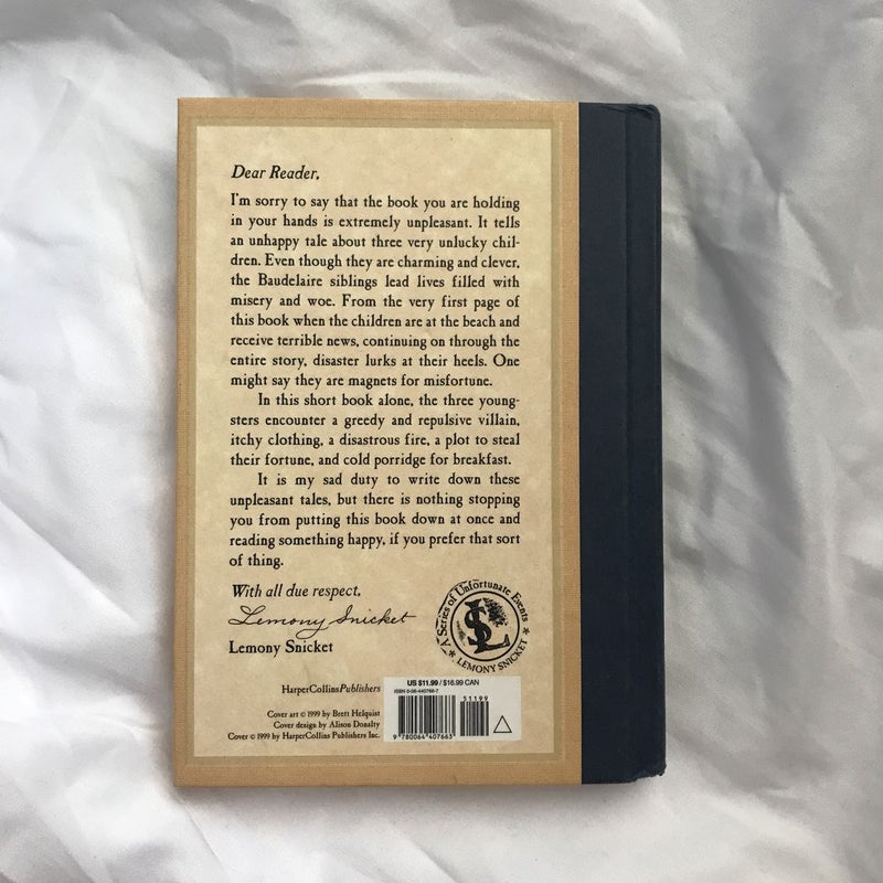 A Series of Unfortunate Events #1: the Bad Beginning