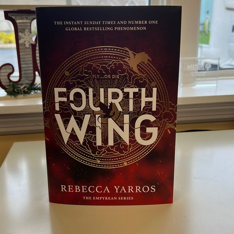 Fourth Wing Waterstones Edition with bonus content by Rebecca Yarros ...