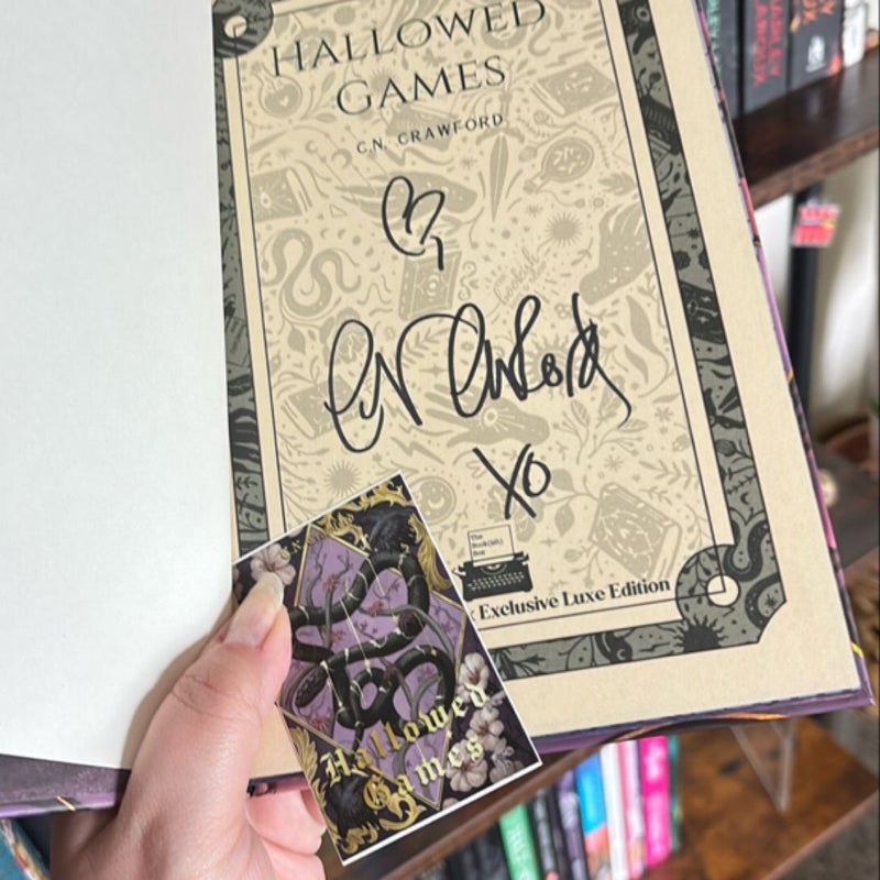 Hallowed Games (Signed Bookish Box edition)