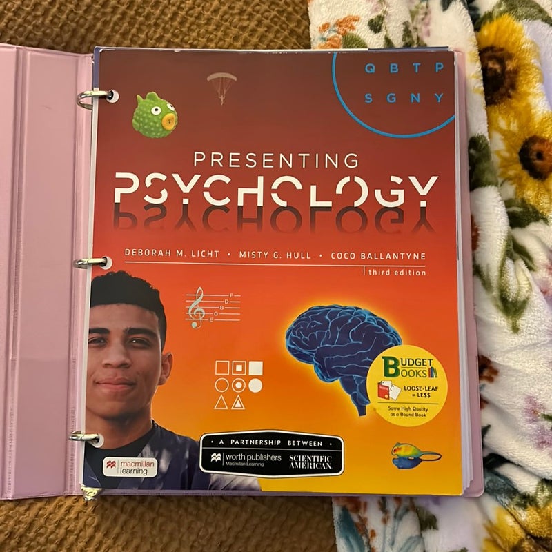 Loose-Leaf Version for Scientific American: Presenting Psychology