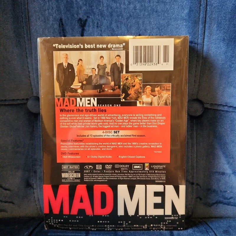 Mad Men Season 1 DVD