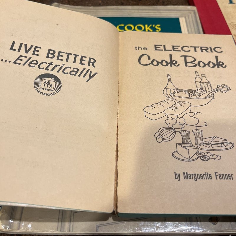 Lot if 3 Vintage Cookbooks 50’s 60’s
