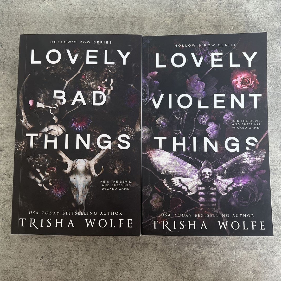 Hardcover Lovely buy Bad Things by Trisha Wolfe