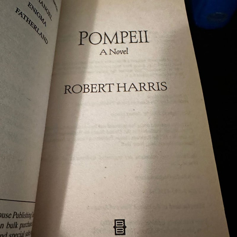 Pompeii by Robert Harris 2003 book