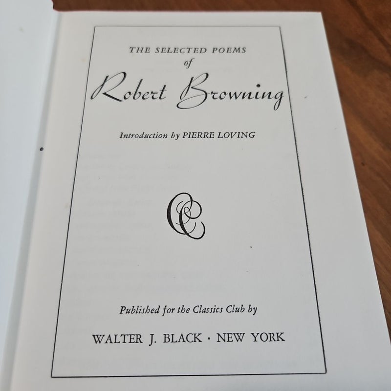 Selected Poems of Robert Browning