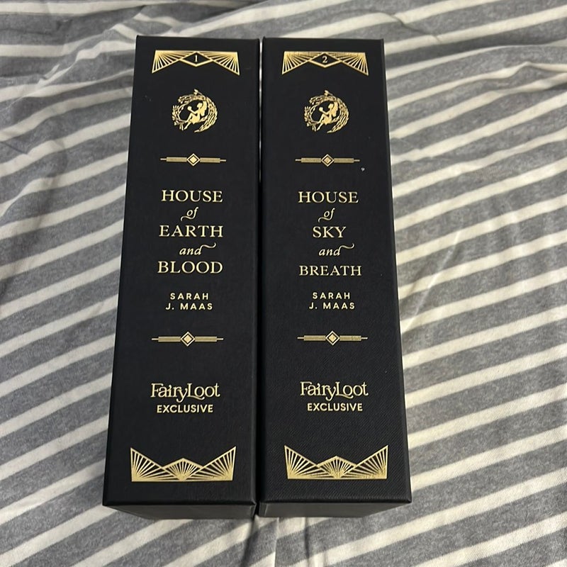 Fairyloot Exclusive Edition of House of Earth and Blood, House of Sky and Breath