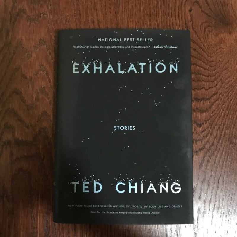 Exhalation: Stories by Ted Chiangmai, 1st Edition / 8th Printing Knopf, Science Fiction 