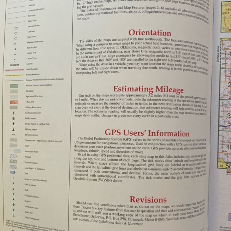 Oklahoma Atlas and Gazetteer