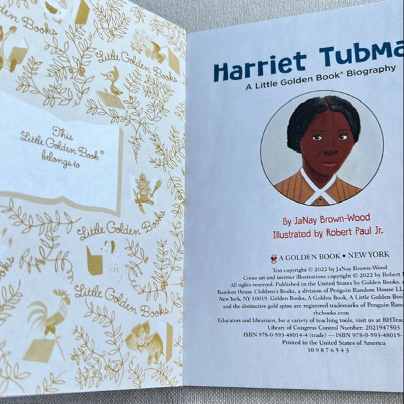 Harriet Tubman: a Little Golden Book Biography