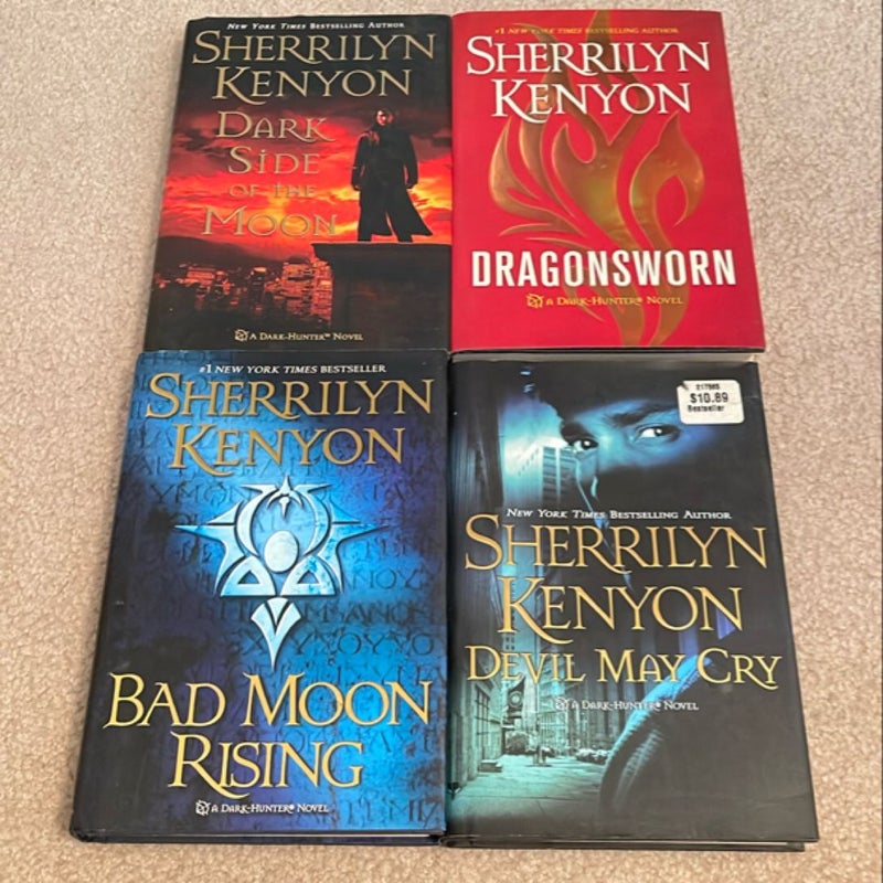 Four Hardcover Sherrilyn Kenyon books