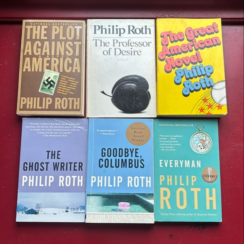 Philip Roth Collection: Plot, Everyman, Ghost Writer, Goodbye Colombia, Great American Novel