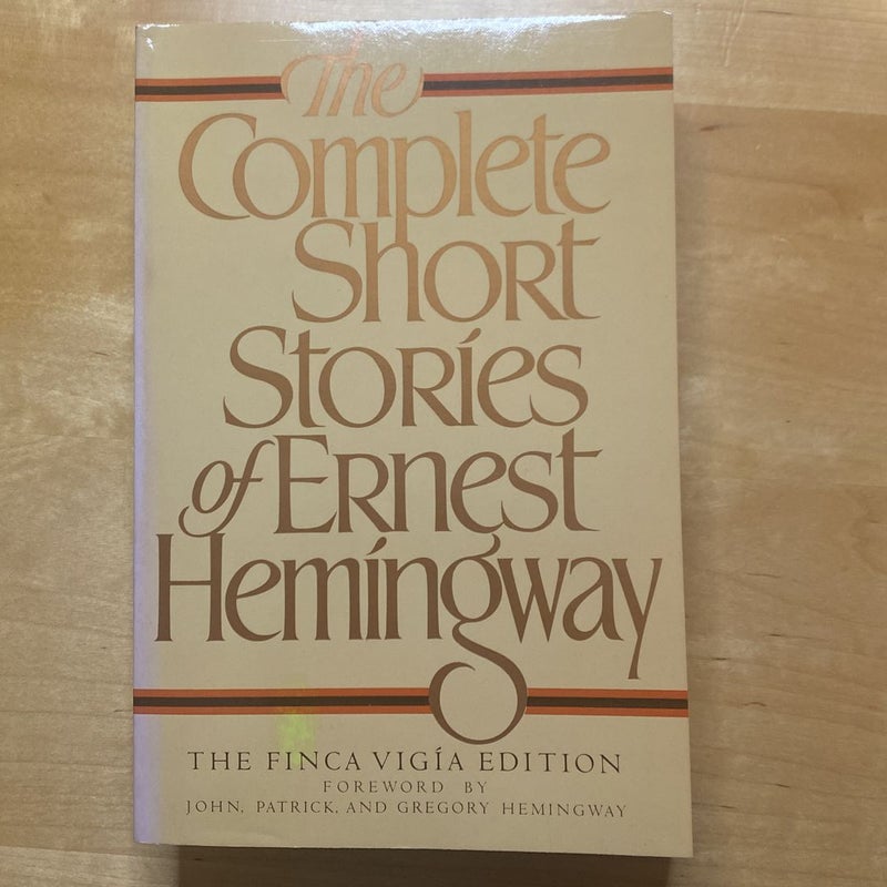 The Complete Short Stories of Ernest Hemingway 