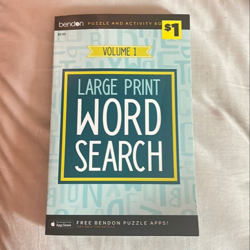 Large Print Word Search