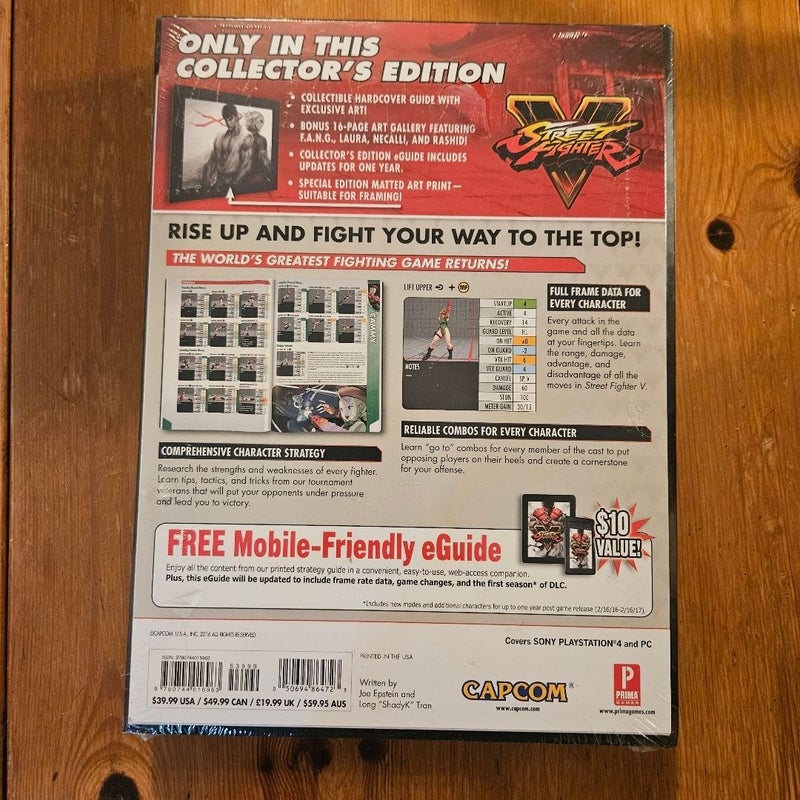 Street Fighter V Collector's Edition Guide
