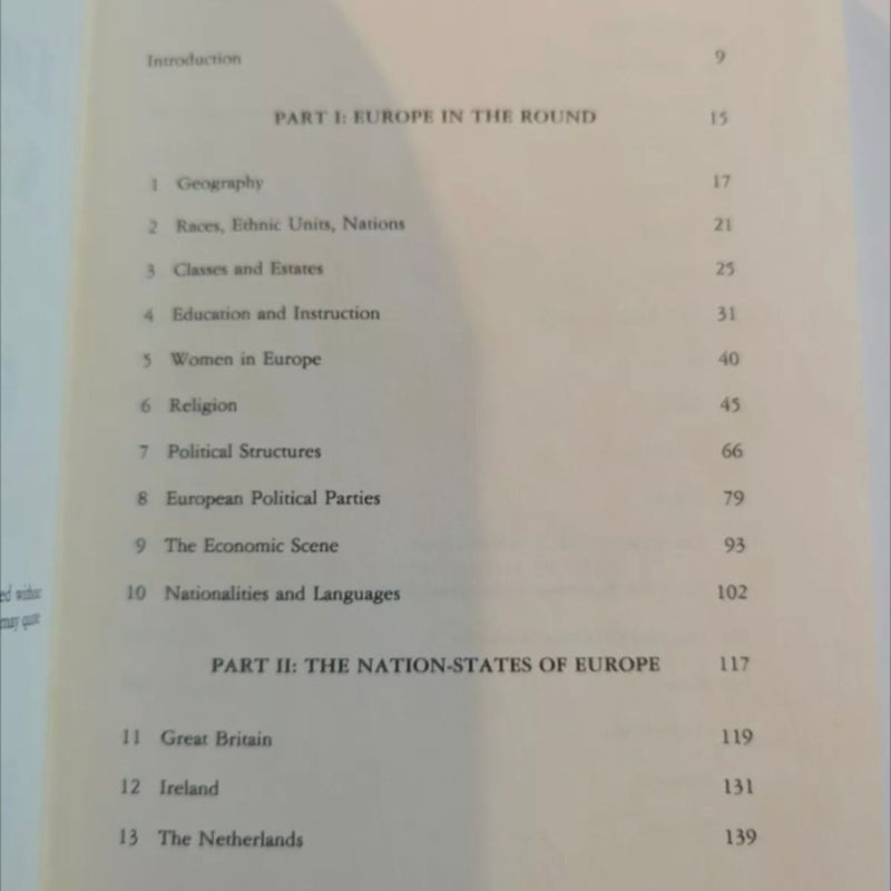The Intelligent Americans Guide To Europe Erik Von Kuehnelt Leddihn 1979 HC DJ