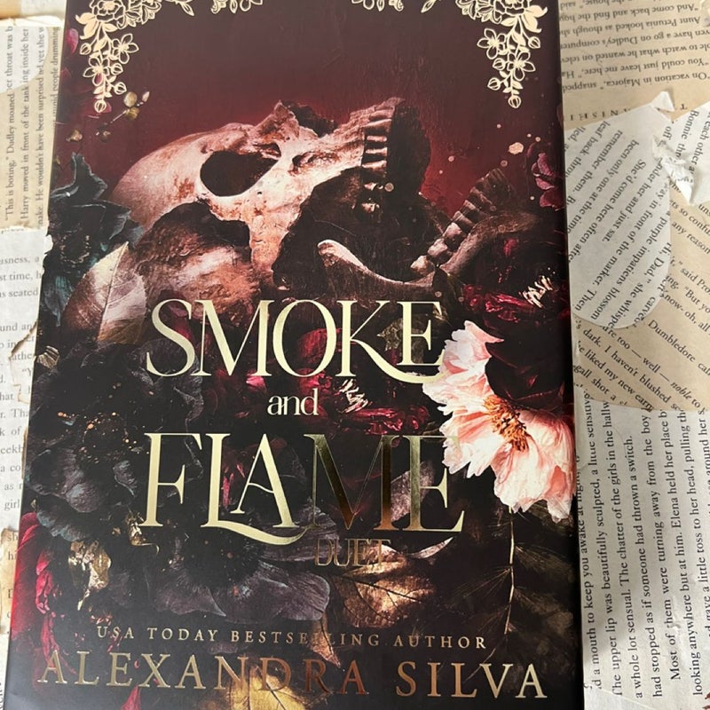 Smoke and flame duet by Alexandra Silva bookaholic book box signed special