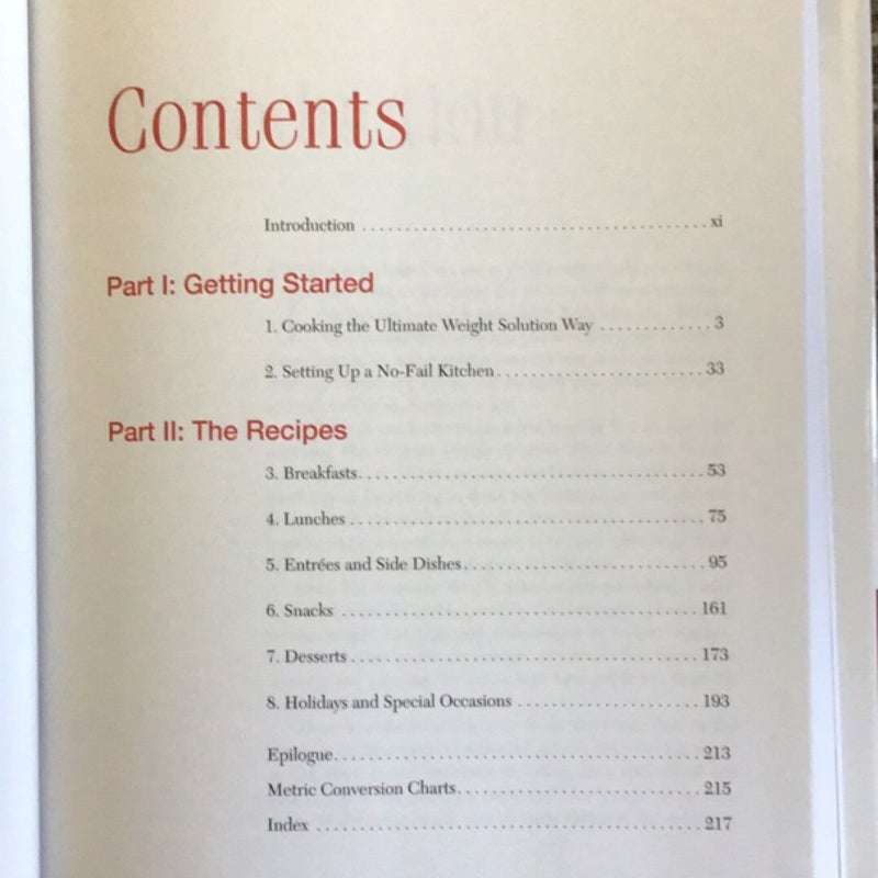 The Ultimate Weight Solution Cookbook