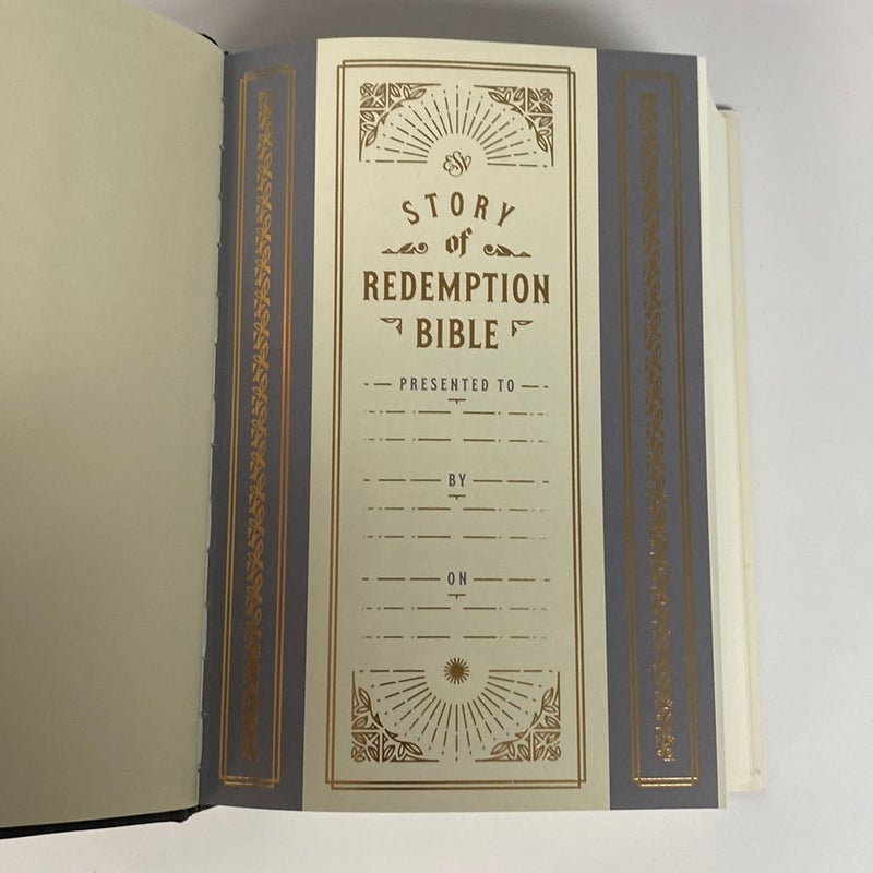 ESV Story of Redemption Bible: a Journey Through the Unfolding Promises of God