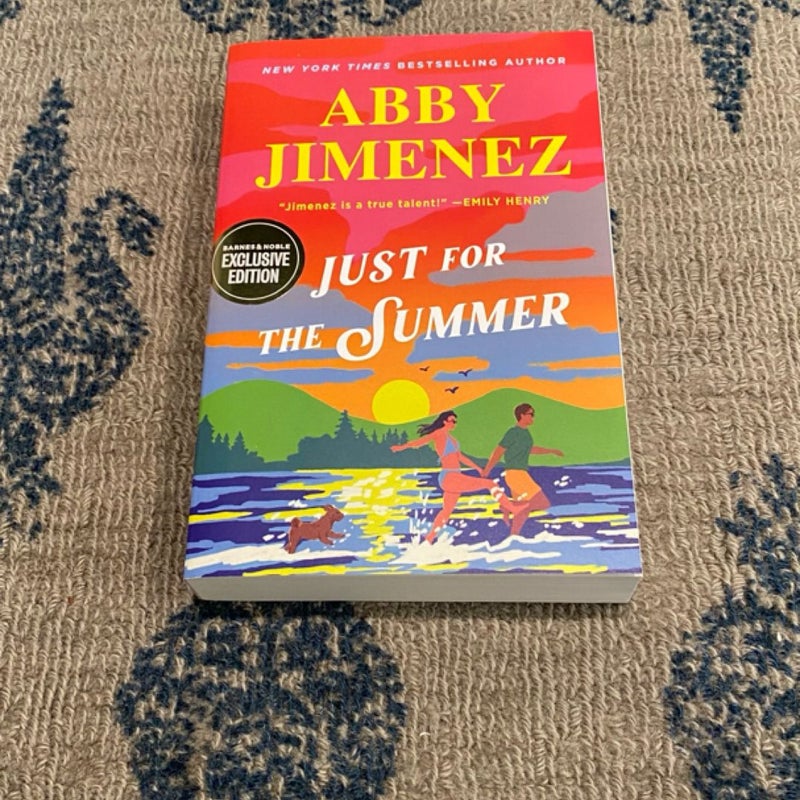 Signed - Just For The Summer, Barns & Noble Exclusive Edition by Abby Jimenez