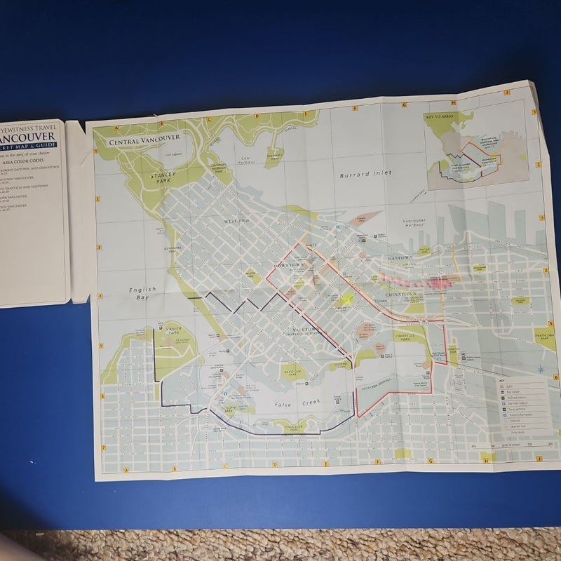 DK Eyewitness Travel Pocket Map and Guide VANCOUVER