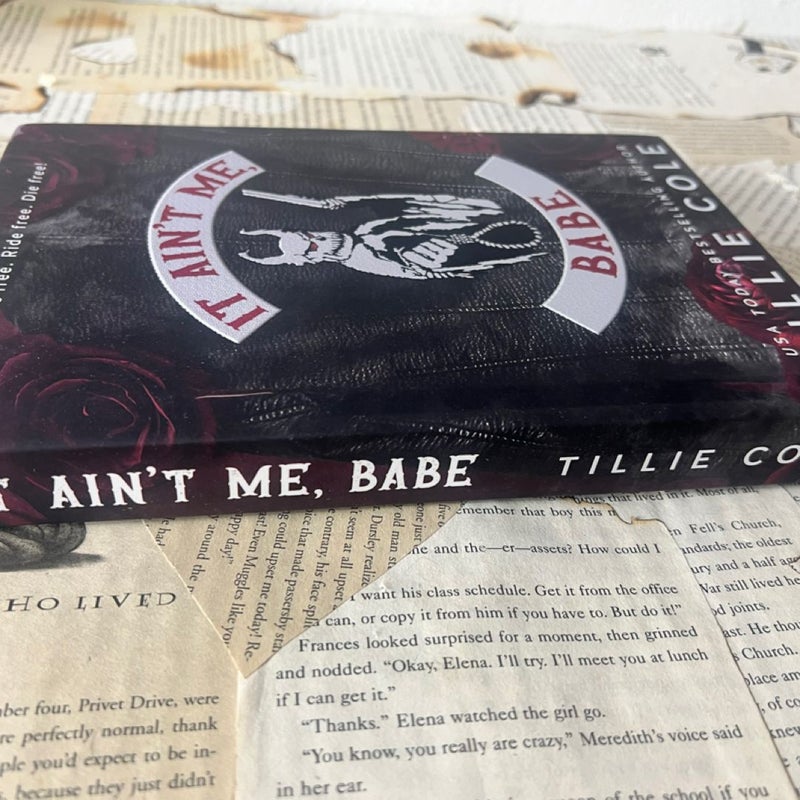 Oop indie It ain’t me babe Tillie Cole signed special edition hardcover