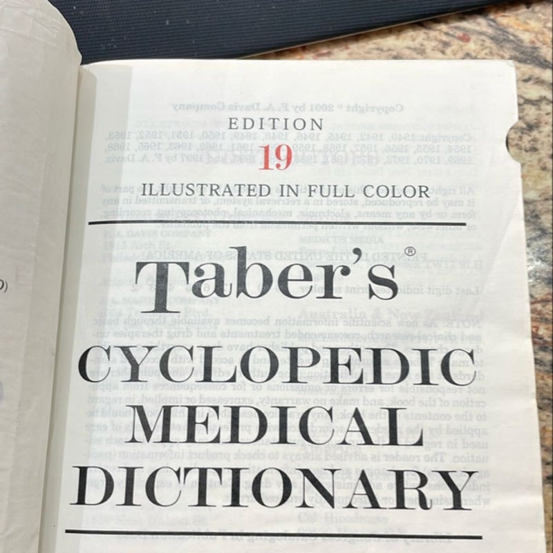 Package of Taber's Cyclopedic Medical Dictionary, 19th edition with Medical Terminology: a Systems Approach, 4th Edition