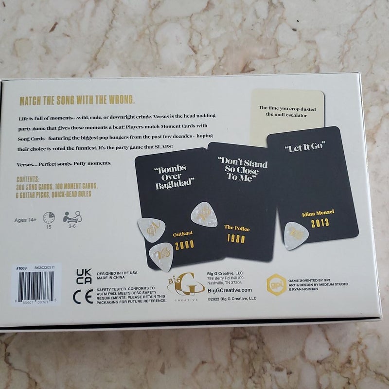 Verses Party Game 