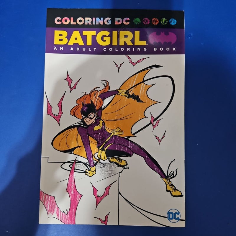 Batgirl an Adult Colouring Book