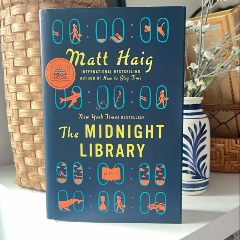 The Midnight Library (included with vintage bookmark)