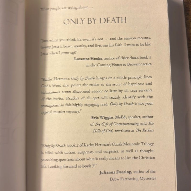 Only by Death First Edition 2018