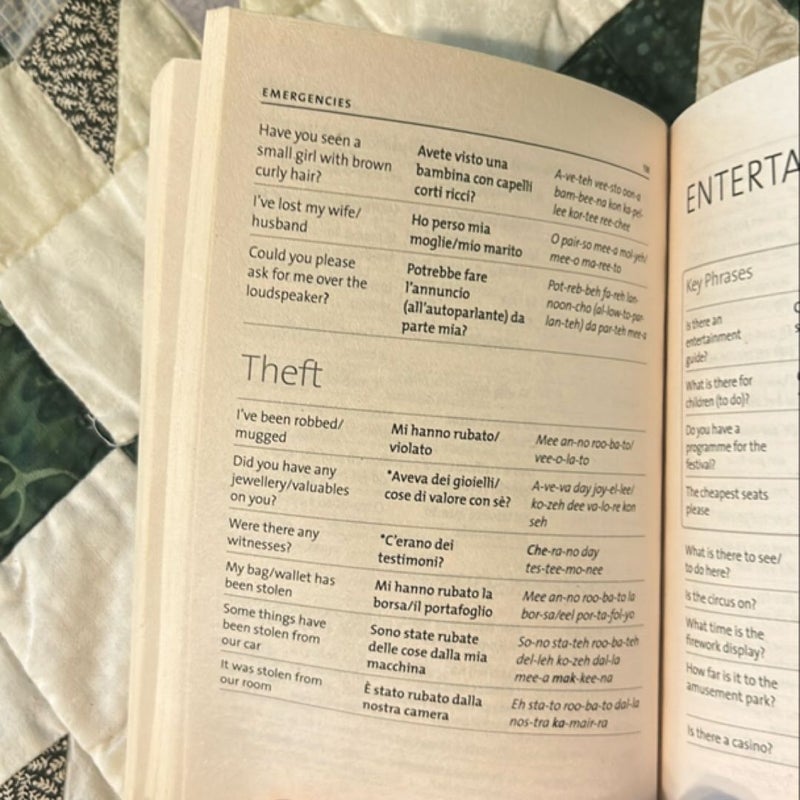 The Penguin Italian Phrasebook