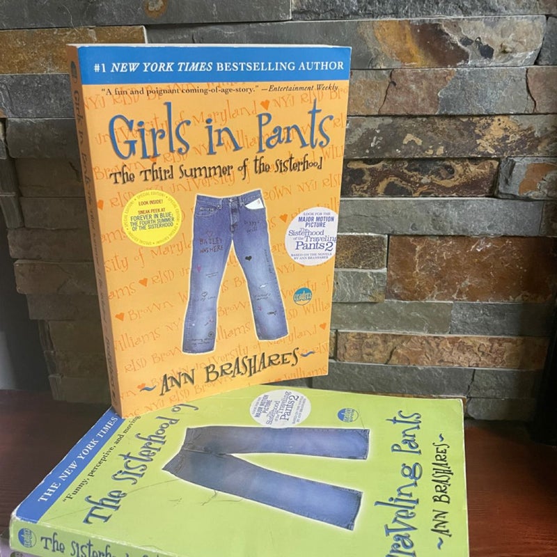 Sisterhood of the Traveling Pants book bundle 